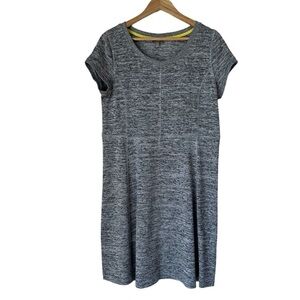 Talbots Fit and Flare Gray Dress, M